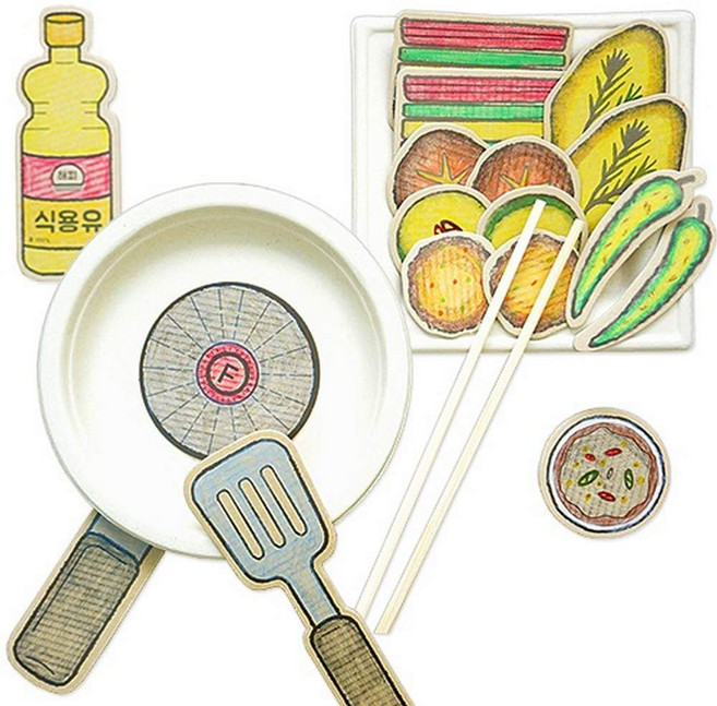 안녕미술아 명절 전부치기 놀이(4인용) 1078613, 단품, 1개