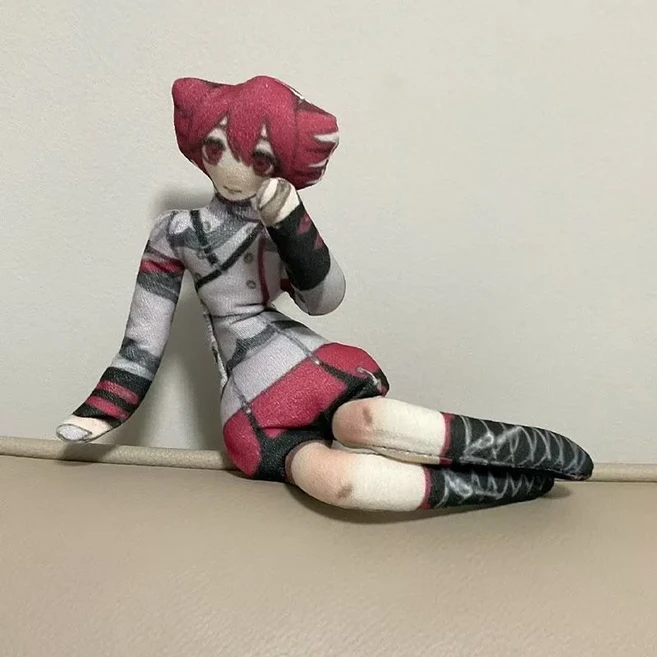 애니메이션 카사네 테토 코스프레 인형 봉제 귀여운 피규어 룸 장식 추상 와이어 액세서리 선물, 01 28cm, 01 A