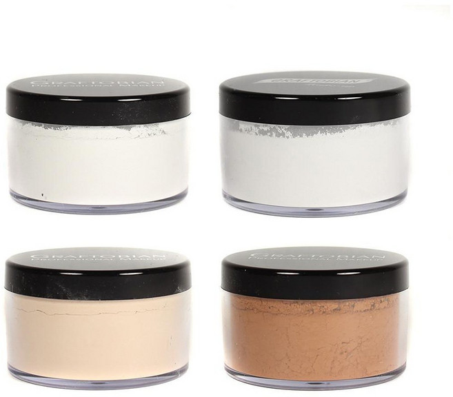 메이크업국가자격증 페이스 루스 셋팅 파우더 20g 141g(대용량) 분장용 연극용 무대용 루즈 파우더, Skin Tone Light 0.5oz (20g), 1개