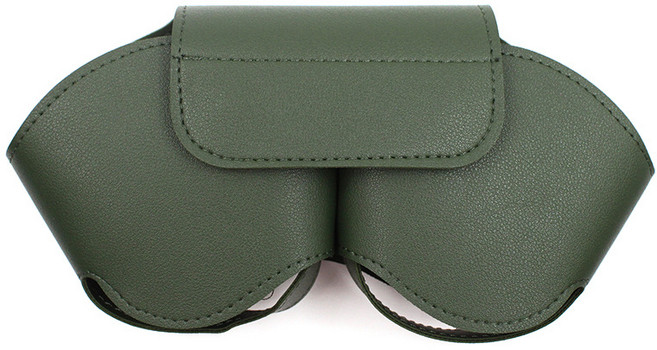 에어팟 맥스 레더 보관 케이스 파우치 가방 패브릭 보호 커버, 그린, 1개