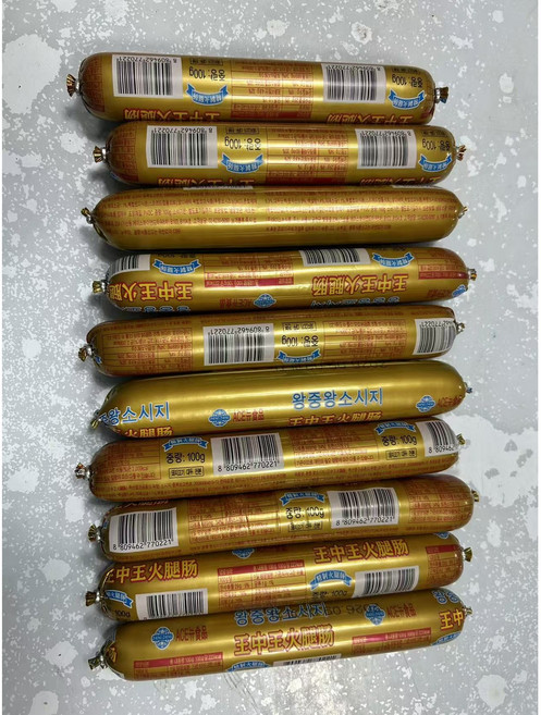 신기원중국식품 왕중왕소시지(노랑), 10개, 100g