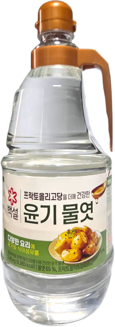 백설 올리고당을 더한 물엿, 2.45kg, 6개