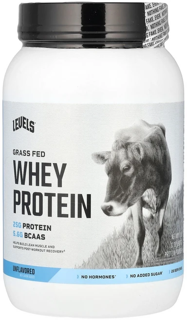 Levels 목초 사육 유청 단백질 분말 무맛 907g(2lb) Levels (레벨스), 907g, 1개 - 쿠팡