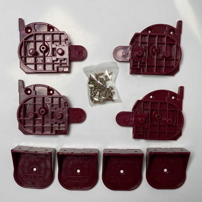 접이식상다리 4개1세트 상다리부속 대 밥상 교자상 좌탁 교체부속 브라켓