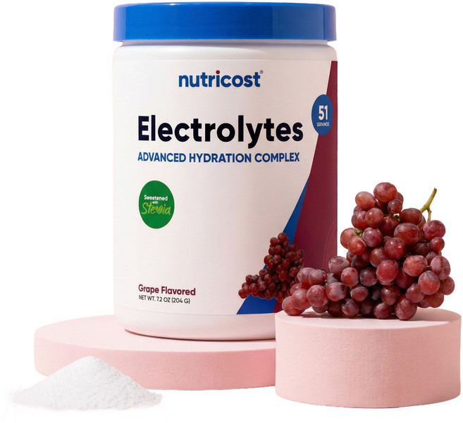 뉴트리코스트 전해질 일렉트로라이트 하이드레이션 포도향 51회분, 1개, 204g