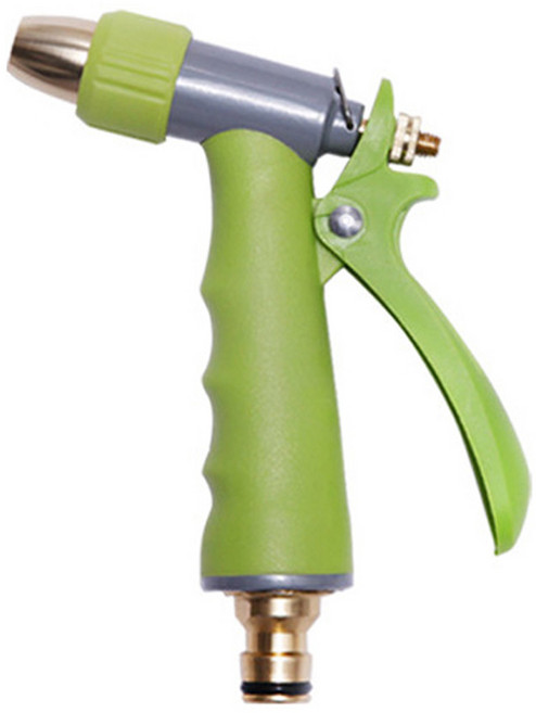 미란다 시원수압 고압 분사기 헤드 + 물호스 연결 커넥터 16mm, 그린, 1세트