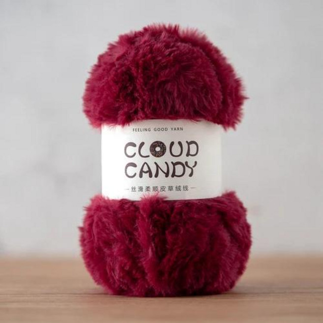 면사 뜨개실 100 폴리에스터 인조 모피 원사 수제 스카프 액세서리 및 담요 베개 커버에 사용 부드러운, 32)32