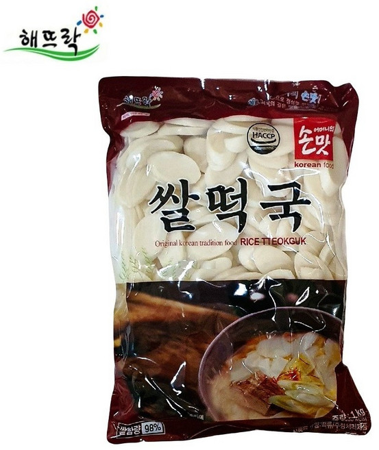 [해뜨락]손맛쌀떡국 1kg, 1개