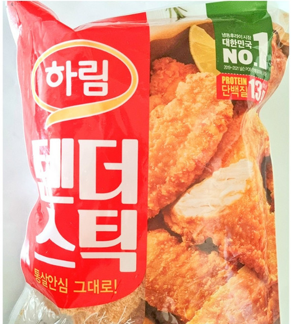 바삭한 치킨텐더 1kg 안심텐더 아이간식, 1개