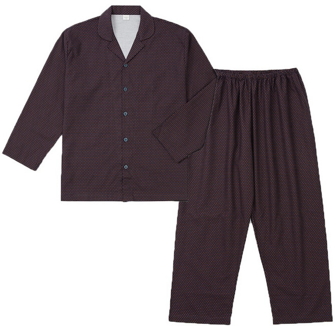 이브니에 남자 잠옷 크레센트 가을 겨울 면 레이온 홈웨어잠옷