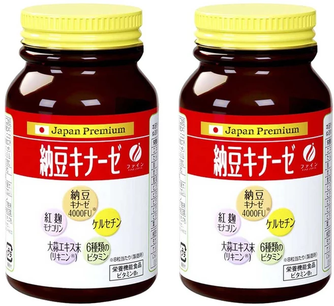 화인재팬 낫토키나아제 재팬 프리미엄 타블렛, 240정, 2개 - 쿠팡