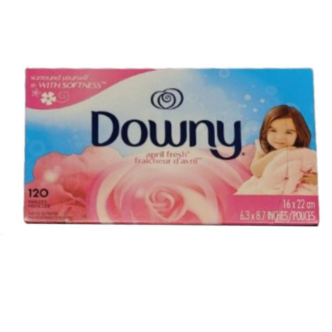 다우니 건조기 드라이 시트 에이프릴 프레쉬 본품, 120개입, 10개