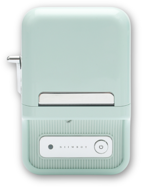 님봇 Niimbot B21 네임스티커 라벨프린터, B21프린터 민트 + 사각화이트50x30, 1개