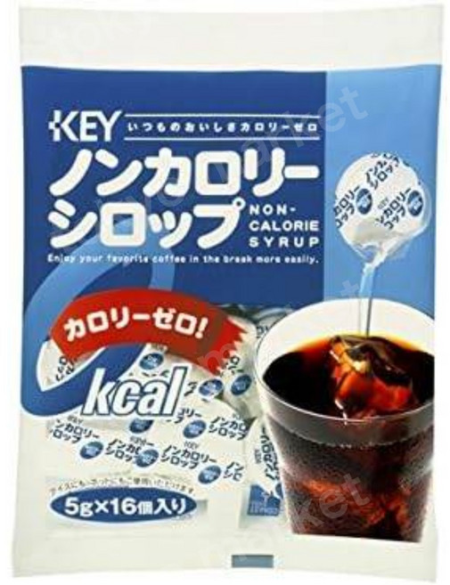 키커피 논칼로리 시럽 포션 (당질제한) 5g X 16개입