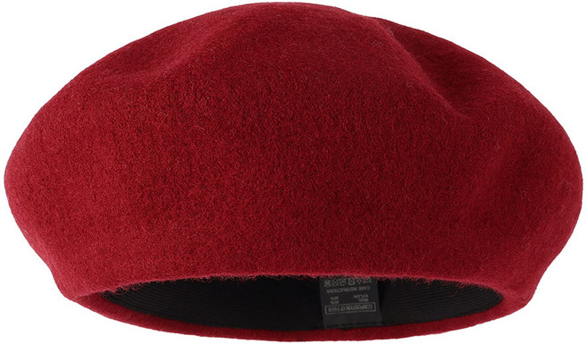 팸드님 국내제작 울 베레모 오버핏 빅사이즈 모직 빵모자 화가모자