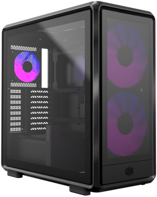 CoolerMaster MasterFrame 600 MESH E-ATX機殼 預裝ARGB風扇x3, 1個, 黑色