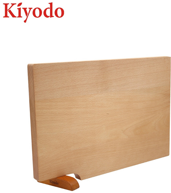 Kiyodo 手作磁吸站立砧板, 1個, 天然木色