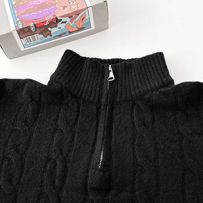 麻花高領針織長袖毛衣，7色，厚磅保暖