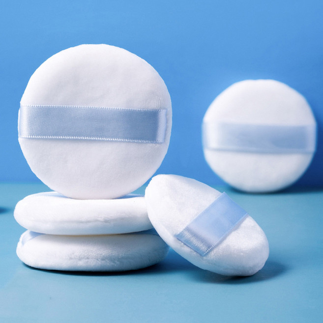 파우더 퍼프 원형 벨벳 퍼프 바디 파우더 퍼프 허니 파우더 퍼프 크리스탈 초극세사 세팅 파우더 메이크업 퍼프