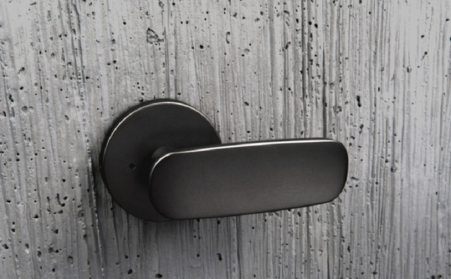 에이팩 방문손잡이 버튼형 AFL-1101 다크그레이, 1개