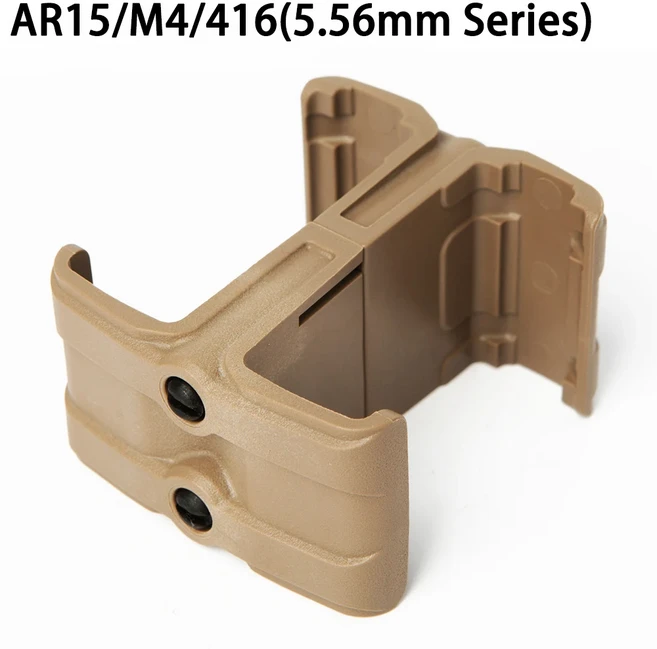 총충전기 매거진 Mag 커플러 클립 Mag-Link 커넥터 AK 47 74 MP5 AR 15 M4A1 5.56MM Airsoft Hunting 액세, 05 5.56 Tan