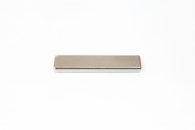<이삭유통자석>사각자석 50mm x 10mm x 5mm 산업용 네오디움 초강력 자석 50x10x5T, 1개, 크롬니켈