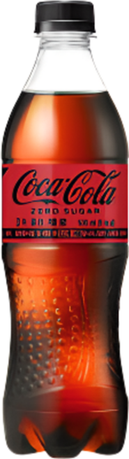 코카콜라 제로 페트, 500ml, 4개