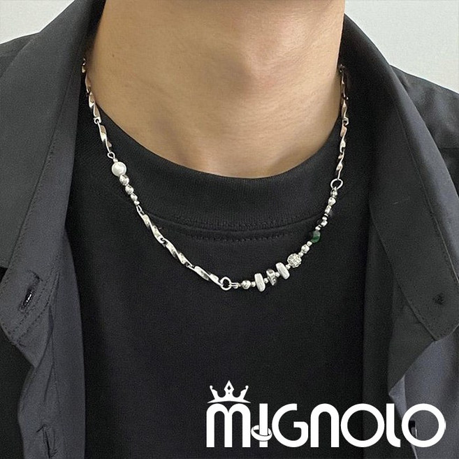 MIGNOLO 鈦鋼項鍊 嘻哈項鍊 316L醫療鋼