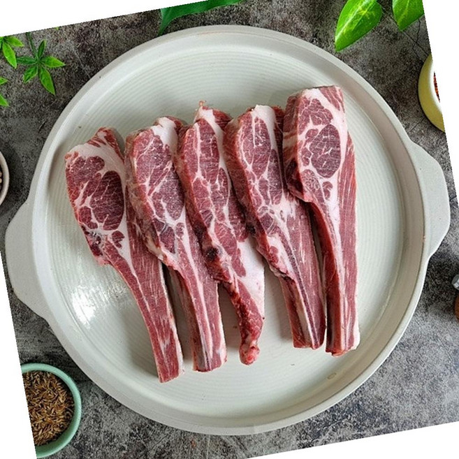 VGD 호주산 어린양 숄더랙 바베큐 통 두께 절단X 500g 양고기, 1개
