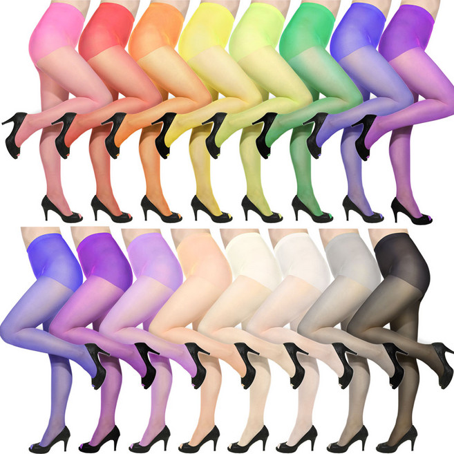 매구맵시 20D 컬러스타킹 투명 국산 고탄력 패션 팬티스타킹