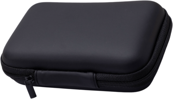 ZARO 케이블 보조배터리 외장하드 파우치 1+1, 블랙, 2개