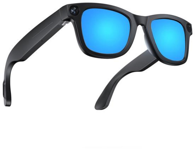 2026 4K 스마트 AI 800만 화소 AI 촬영 카메라 HD 사진 비디오 음성 통화 번역 방수 블루투스, [04] Blue lenses, 1개