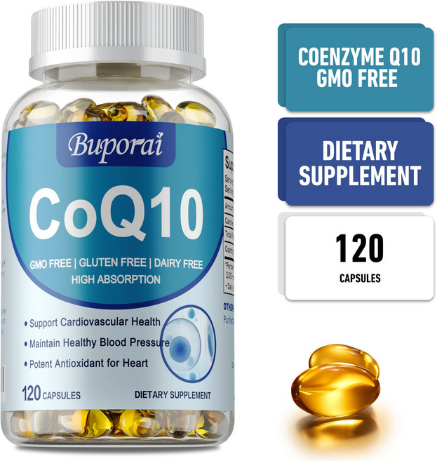 코엔자임 Q10 캡슐 300mg은 심혈관 건강 증진 에너지 공급 항산화 작용을 통해 전반적인 건강에 도움을 줍니다., 1개, 60정