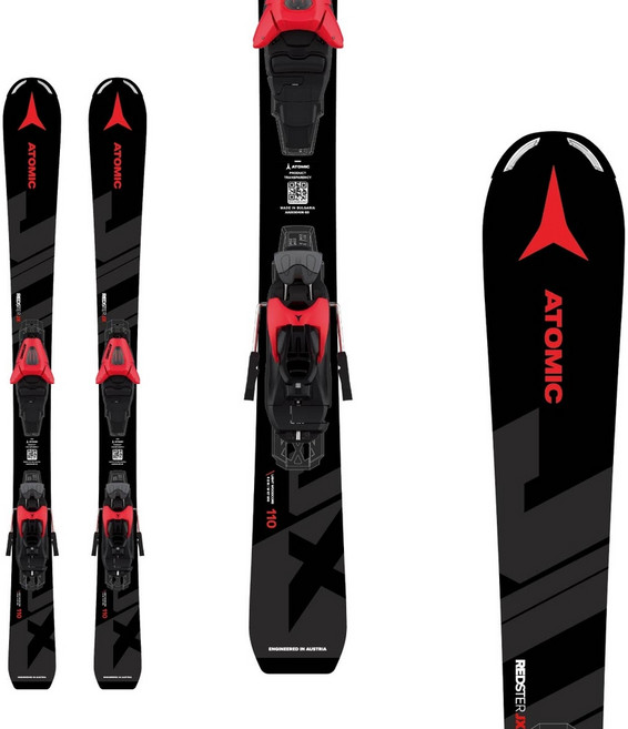 ATOMIC 아토믹 스키 플레이트 주니어 키즈 REDSTER JX + C 5 CW, 110