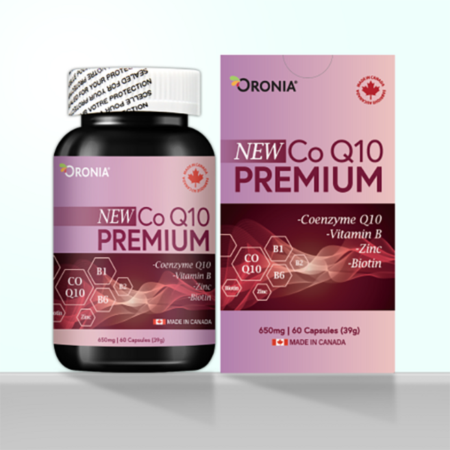 오로니아 뉴 코큐10 프리미엄 하루 한알 코엔자임Q10 비타민B 아연 비오틴 650mg, 1개