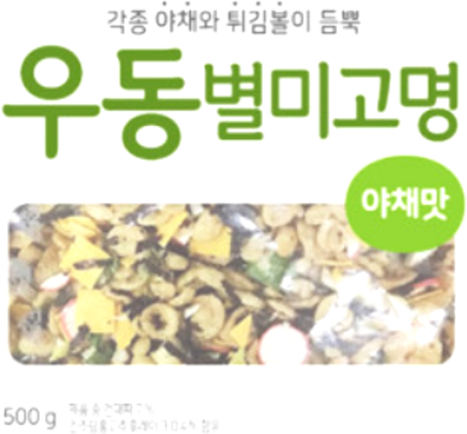 면사랑 우동별미고명250g 건더기스프 덴가스 후레이크 튀김가루, 500g, 11개