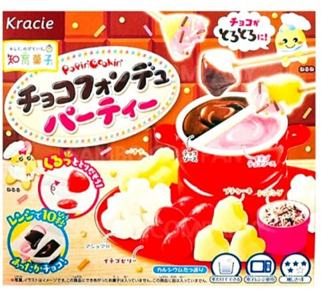 초코 퐁듀 크라시에 만들기 1개 가루쿡 초코퐁듀 가루쿡초코퐁듀 크라시에 가루쿡만들기, 트레이 + 스푼 + 이쑤시개 + 가루