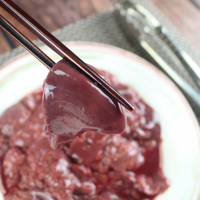 늘찬 생 닭간 냉동 닭 내장 레바 부산물, 3개, 1kg