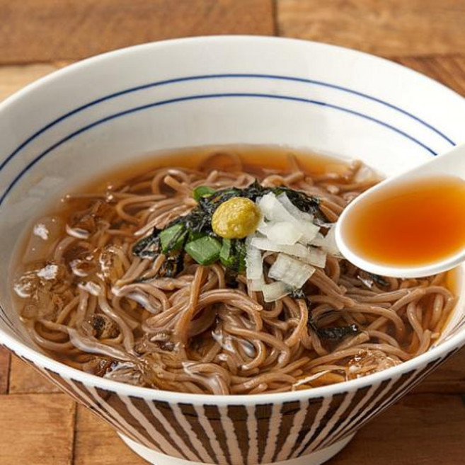 라비앙로즈 생메밀국수 메밀소바 1세트 6인분 (생메밀1kg+메밀장6봉)