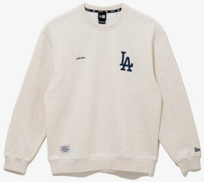 [뉴에라_] [뉴에라] MLB LA 다저스 팀 로고 맨투맨 14742018