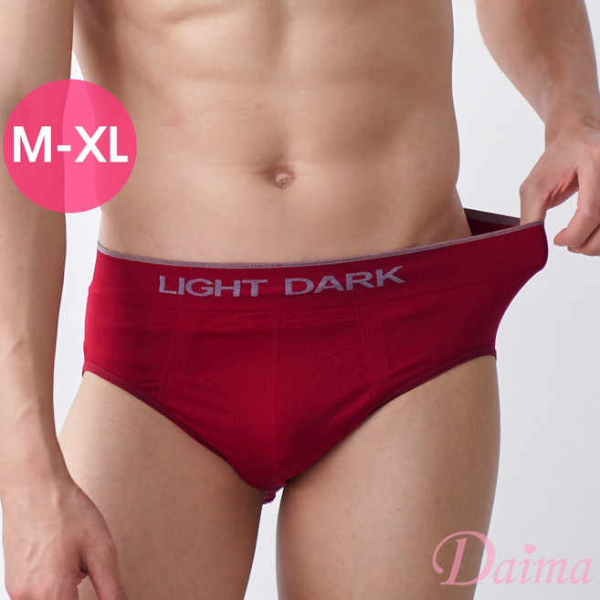 Daima黛瑪 男款竹炭纖維機能除臭三角褲 M-XXL 四色可選 舒適彈力 型號1181