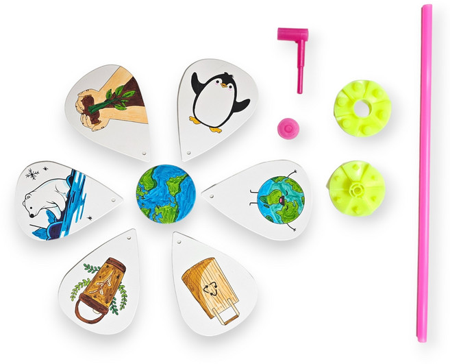 바람개비 만들기 여름만들기 어린이집 꾸미기 지구사랑, 단품