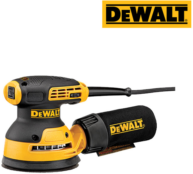 디월트 DWE6423 125mm 원형 오비탈샌더 샌딩기 샌더기, 1세트