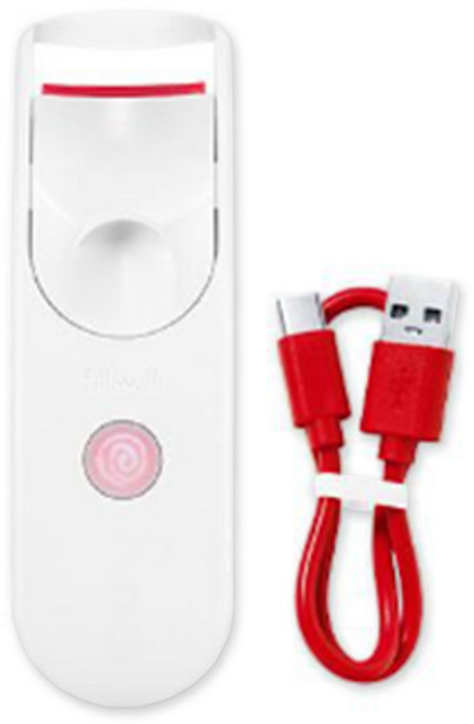 [BEST]필리밀리 히팅뷰러 속눈썹 고데기 (충전 타입)와이드핏, 1개