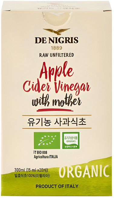 데니그리스 유기농 사과식초 20p, 300ml, 1개
