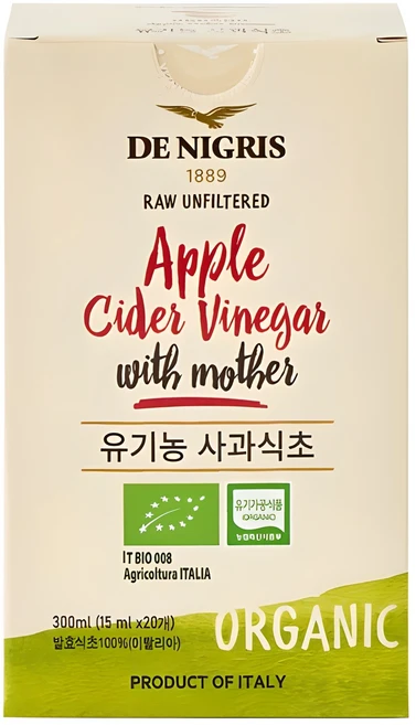 데니그리스 유기농 사과식초 20p, 300ml, 1개 - 쿠팡