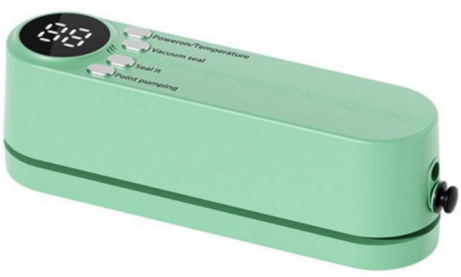 고성능 가정용 소형 진공포장기 음식보관기 식품보관기, 그린