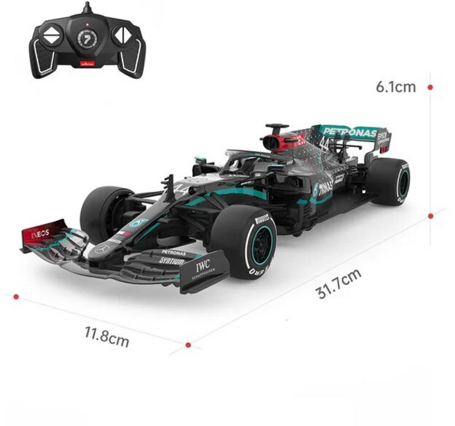 RC 드리프트RC카 오프로드RC카 자동차 장난감 112 메르세데스AMG F1 W11 EQ 성능 44 팀 레이싱 포뮬러 드리프트 모델 어린이 크리스마스 선물, 1) 118, 1개