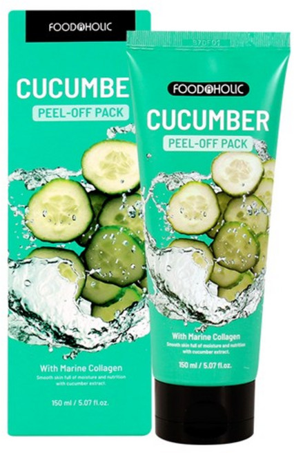 푸드어홀릭 콜라겐 필오프팩 150ml / 오이