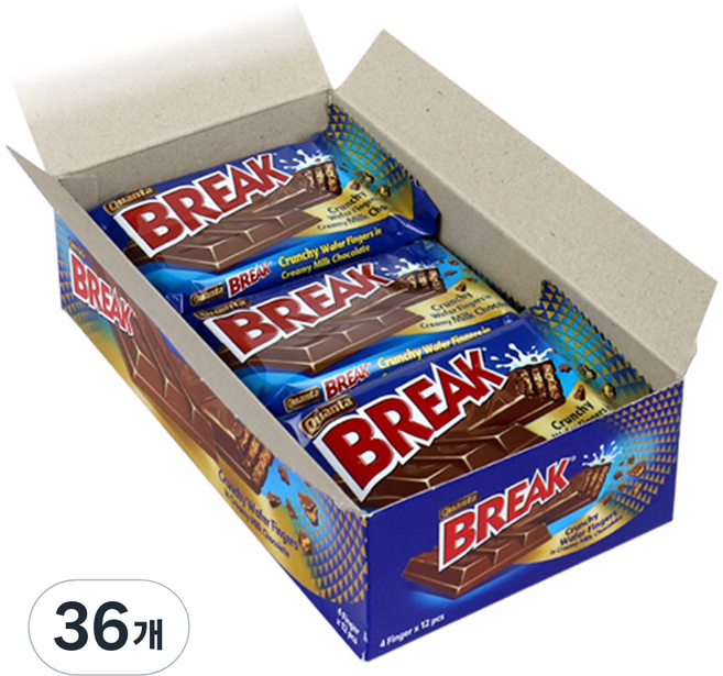 콴타 브레이크 초콜릿, 36개, 25g